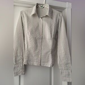 Long sleeve button down blouse